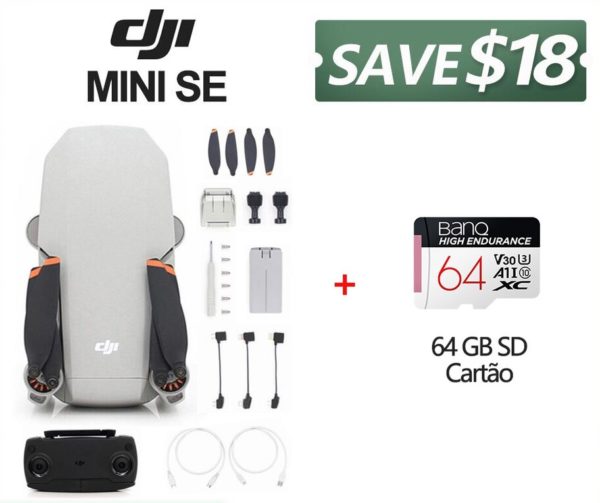 DJI Mini SE FCC Versão 2.7K Câmera Drone 4KM HD Vídeo Transmissão RC Helicopter GPS Quadcopter Original Mavic Series Drone NOVO - Image 8