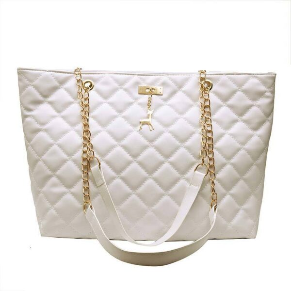 Bolsas de Couro Macio Luxury com Corrente Ombro Transversal Feminino - Image 10