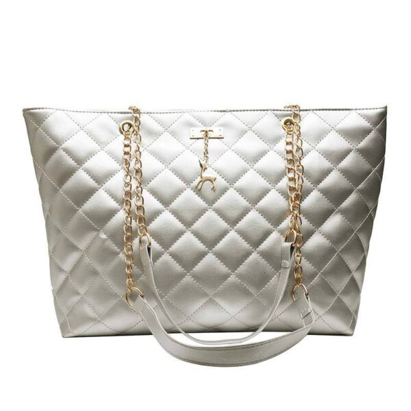 Bolsas de Couro Macio Luxury com Corrente Ombro Transversal Feminino - Image 8