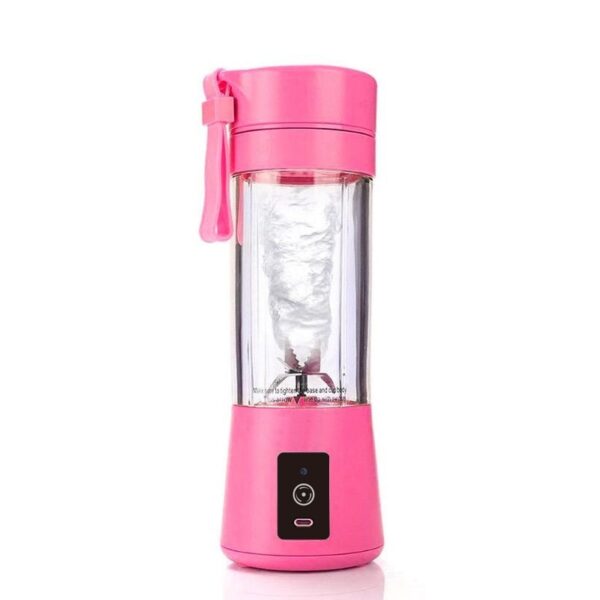 Mini Liquidificador Portátil com Copo Recarregável via USB. Equipado com 6 lâminas afiadas, ele mistura perfeitamente frutas e ingredientes para criar bebidas irresistíveis. - Image 4