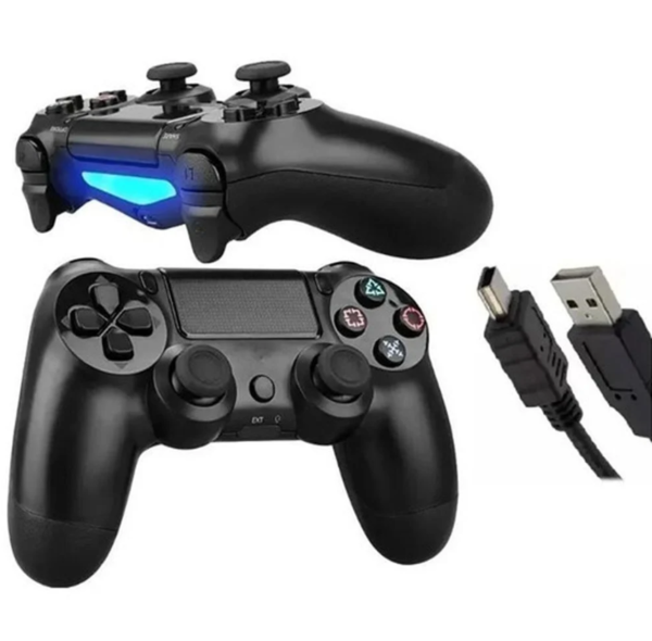 Controle Ps4 Sem Fio Joystick Resistente DoubleShock PRETO
