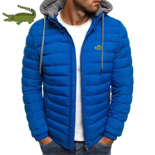 Jaqueta unissex com Capuz Grosso e Casual. Feito de algodão de qualidade, quente, resistente ao vento e ideal para atividades ao ar livre. - Image 8