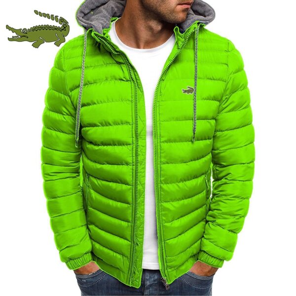 Jaqueta unissex com Capuz Grosso e Casual. Feito de algodão de qualidade, quente, resistente ao vento e ideal para atividades ao ar livre. - Image 7